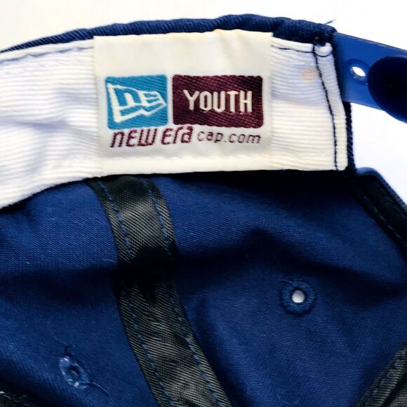 Chicago Cubs New Era Baseball Cap Blue Youth Snapback MLB Hat One Size Genuine - Picture 3 of 12